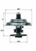 KHD 11261291KZ874215 Thermostat, coolant
